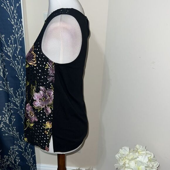 Anthropologie | Anthro Meadow Rue Harriet Embroidered Tank Top Floral Eyelet XS - Picture 3 of 9